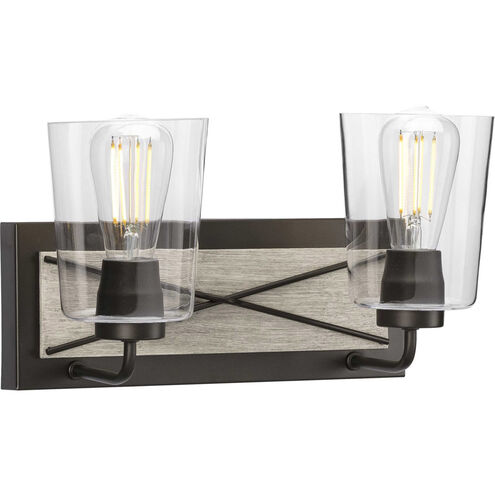Briarwood 2 Light 14.75 inch Graphite Bath Vanity Wall Light