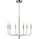 ED Ellen DeGeneres Brianna 6 Light 24.00 inch Chandelier