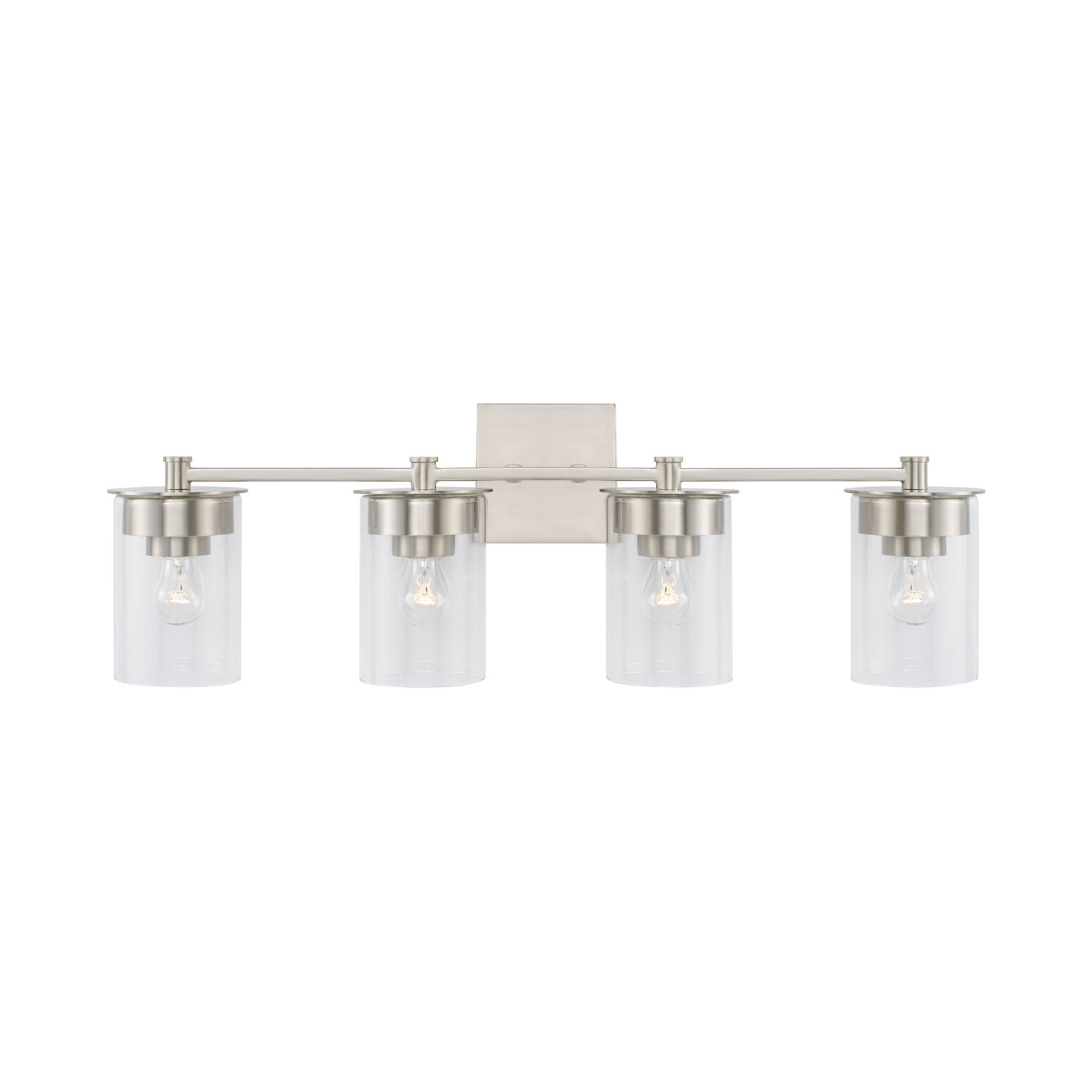 Mason 4 Light 30 inch Brushed Nickel Vanity Light Wall Light