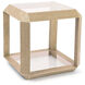 Aegean 22 X 22 inch Natural Side Table