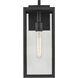 Branner 1 Light 17.75 inch Black Textured Outdoor Wall, Medium