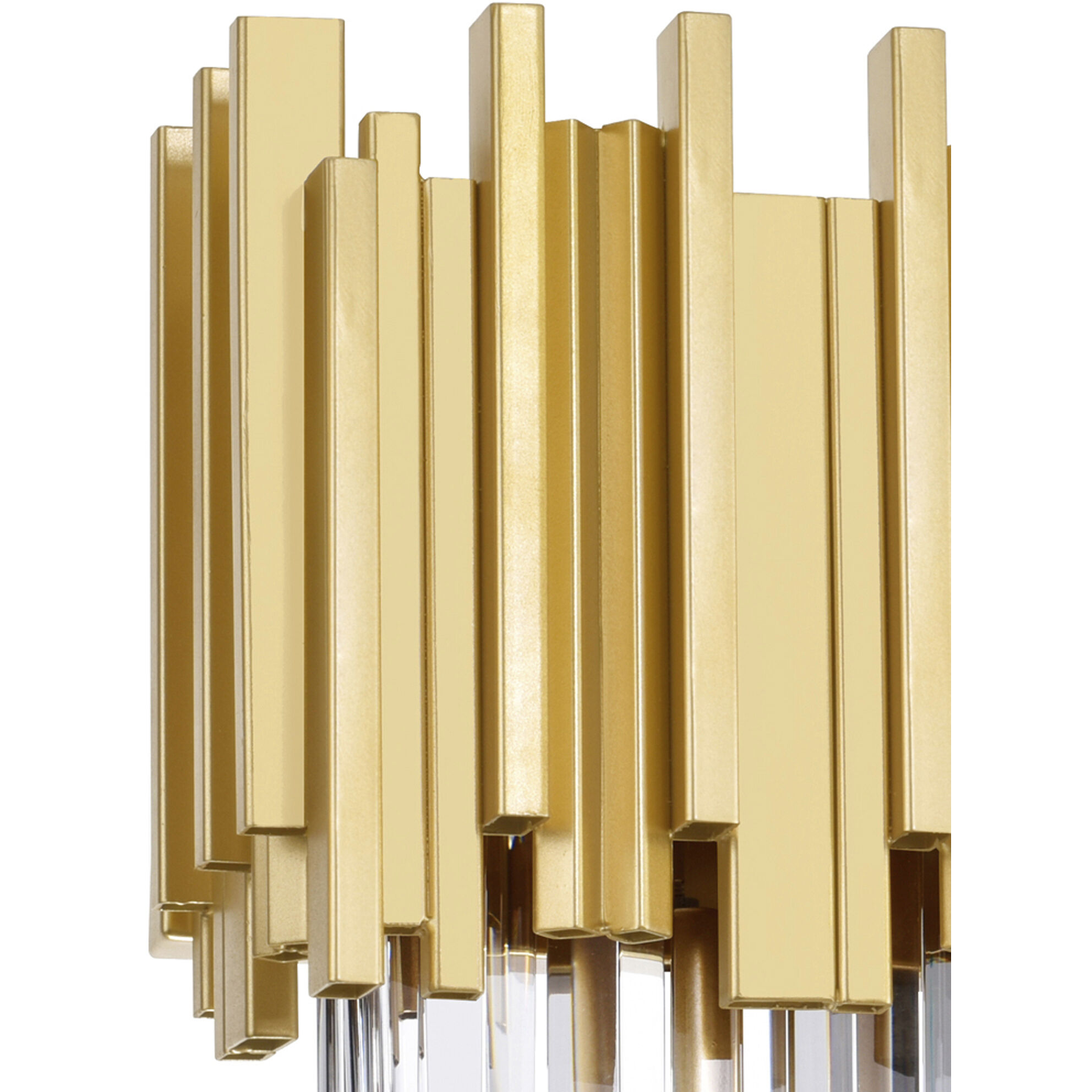 Deco 1 Light 8 inch Medallion Gold Wall Light