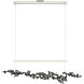 Art + Alchemy Coral LED 9 inch Sterling with Black Pendant Ceiling Light in Sterling/Black