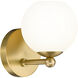 Neoma 1 Light 5.25 inch Modern Gold Wall Sconce Wall Light