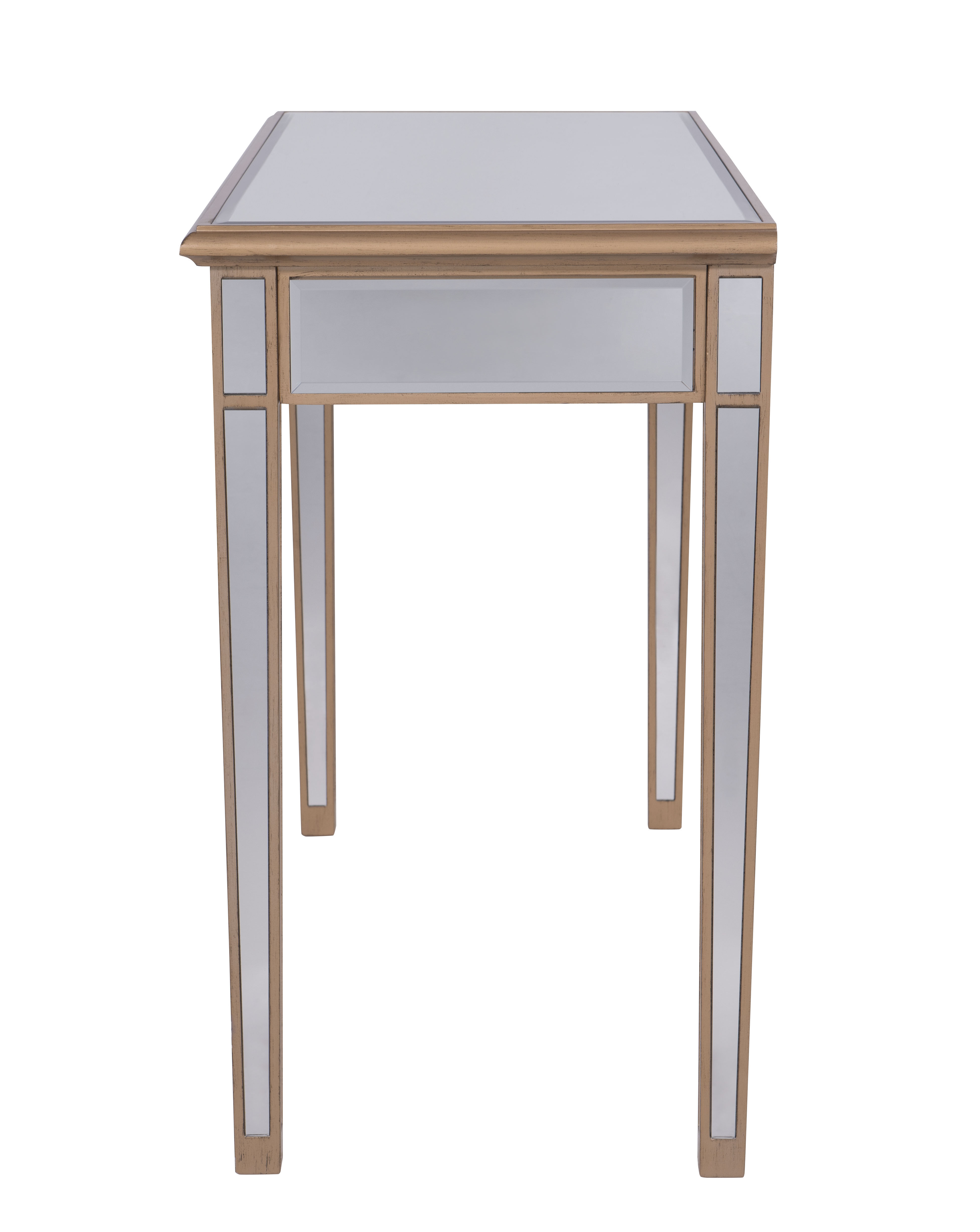 Contempo 42 X 31 inch Gold Paint Dressing Table