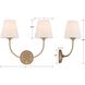 Sylvan 2 Light 17 inch Vibrant Gold Sconce Wall Light