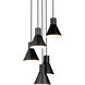 Towner 5 Light 17.25 inch Satin Brass Pendant Ceiling Light