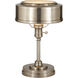 Thomas O'Brien Henley 13 inch 60 watt Antique Nickel Task Lamp Portable Light