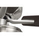 Pro Plus 119 52 inch Brushed Polished Nickel with Driftwood/Grey Walnut Blades Contractor Ceiling Fan, Pan