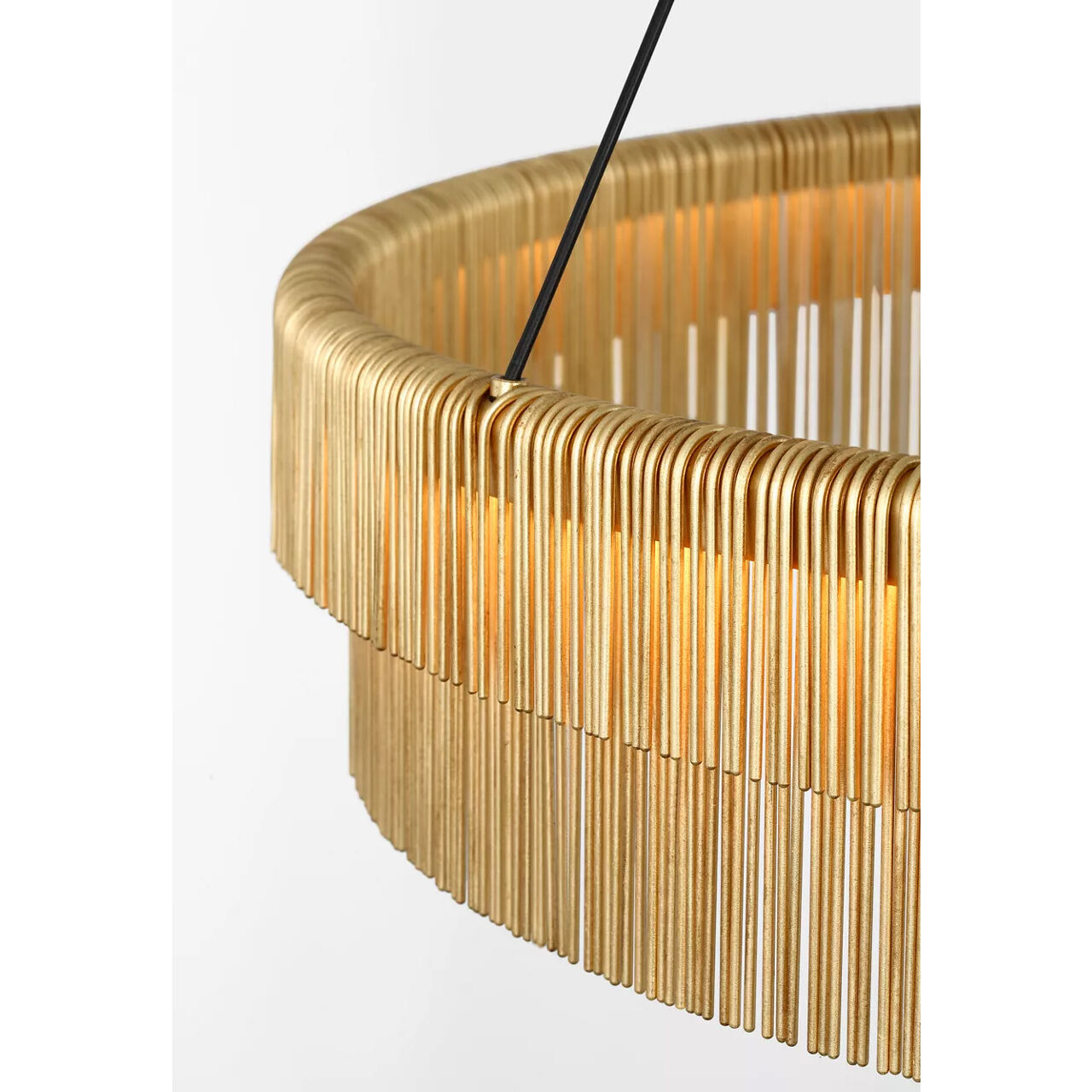 Kelly Wearstler Differo LED 33.75 inch Gild Layered Ring Chandelier Ceiling Light