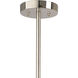Tear Drop 3 Light 22 inch Clear Glass & Nickel Chandelier Ceiling Light