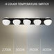 Tripoli LED 7 inch Black Bath Vanity & Wall Light in 3500K, dweLED