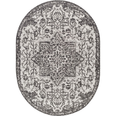 Eagean 35 X 24 inch Black Outdoor Rug in 2 x 3, Rectangle