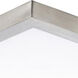 Wafer LED 9 inch Satin Nickel Flush Mount Ceiling Light