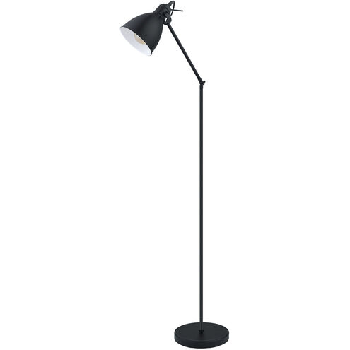 Priddy 54 inch 40.00 watt Black Floor Lamp Portable Light