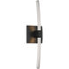Archer LED 4.75 inch Coal With Brushed Nickel Wall Sconce Wall Light