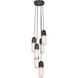 Thomas O'Brien Junio LED 9.5 inch Bronze and Brass Pendant Ceiling Light in Frosted Glass