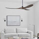 Maverick 70 inch Matte Black with Dark Walnut Blades Ceiling Fan