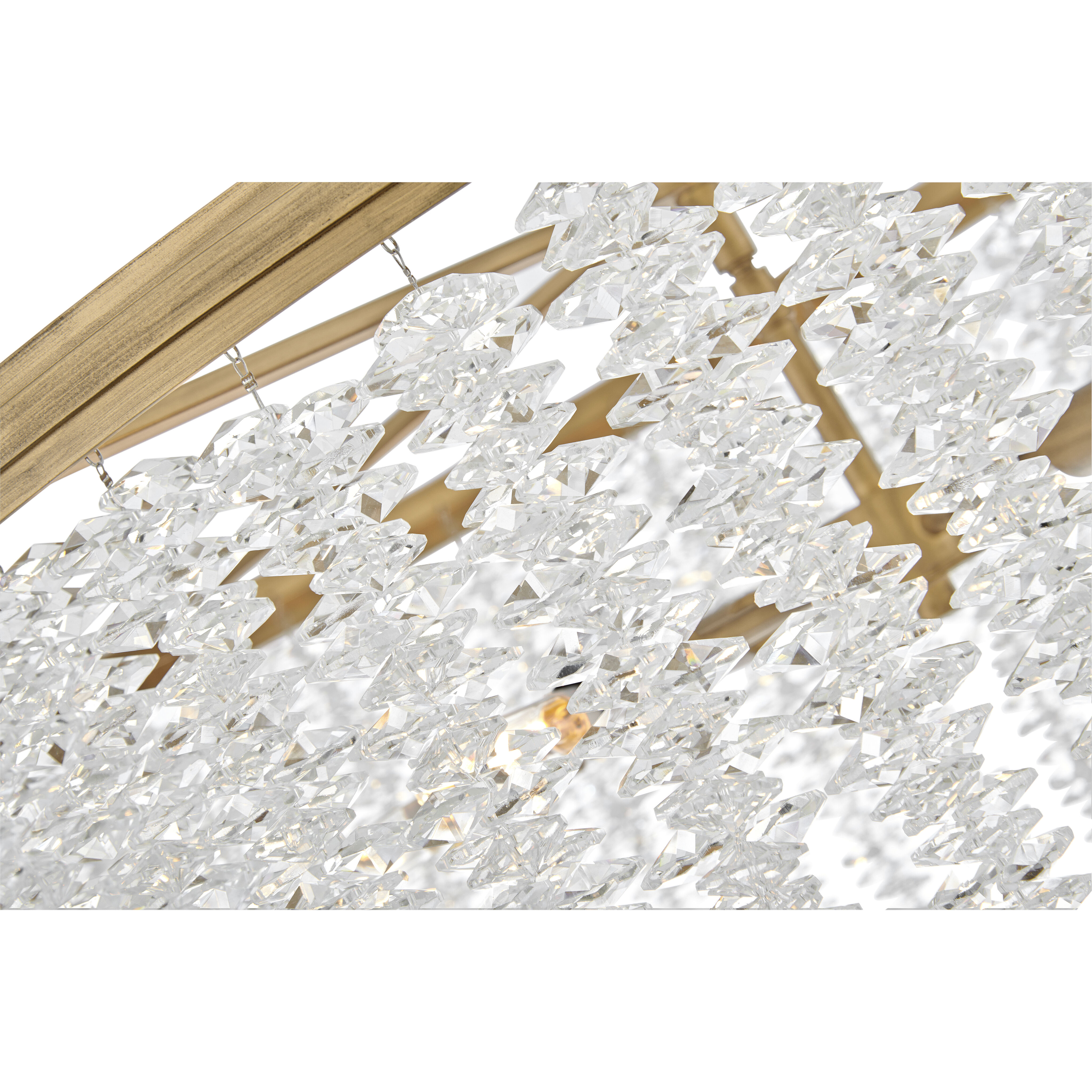 Rubina 6 Light 30 inch Burnished Gold Chandelier Ceiling Light