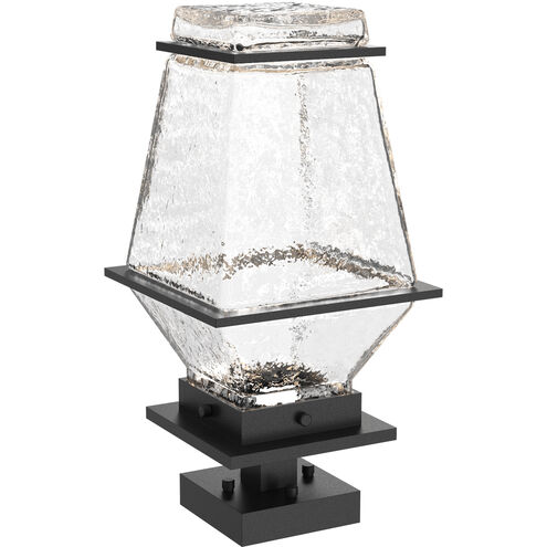 Landmark LED 7.3 inch Textured Black Pier Mount in 3000K LED