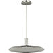 Avroko Saucer Direct LED 18 inch Polished Nickel Pendant Ceiling Light