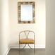 Ranch Dressing 36 X 28 inch Natural Faux Horn Mirror
