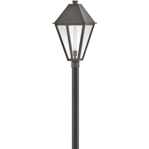 Heritage Endsley 1 Light 26.75 inch Blackened Brass Outdoor Post Mount