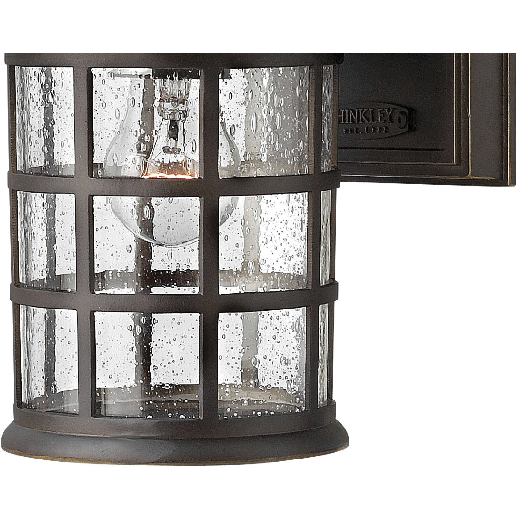 Freeport Outdoor Wall Mount Lantern in Oil Rubbed Bronze, Small