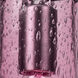 Juni 16 1 Light Satin Nickel Stem Pendant Ceiling Light in Plum Bubble Glass
