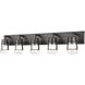 Lake Of The Woods 5 Light 37.75 inch Graphite Bath Vanity Wall Light