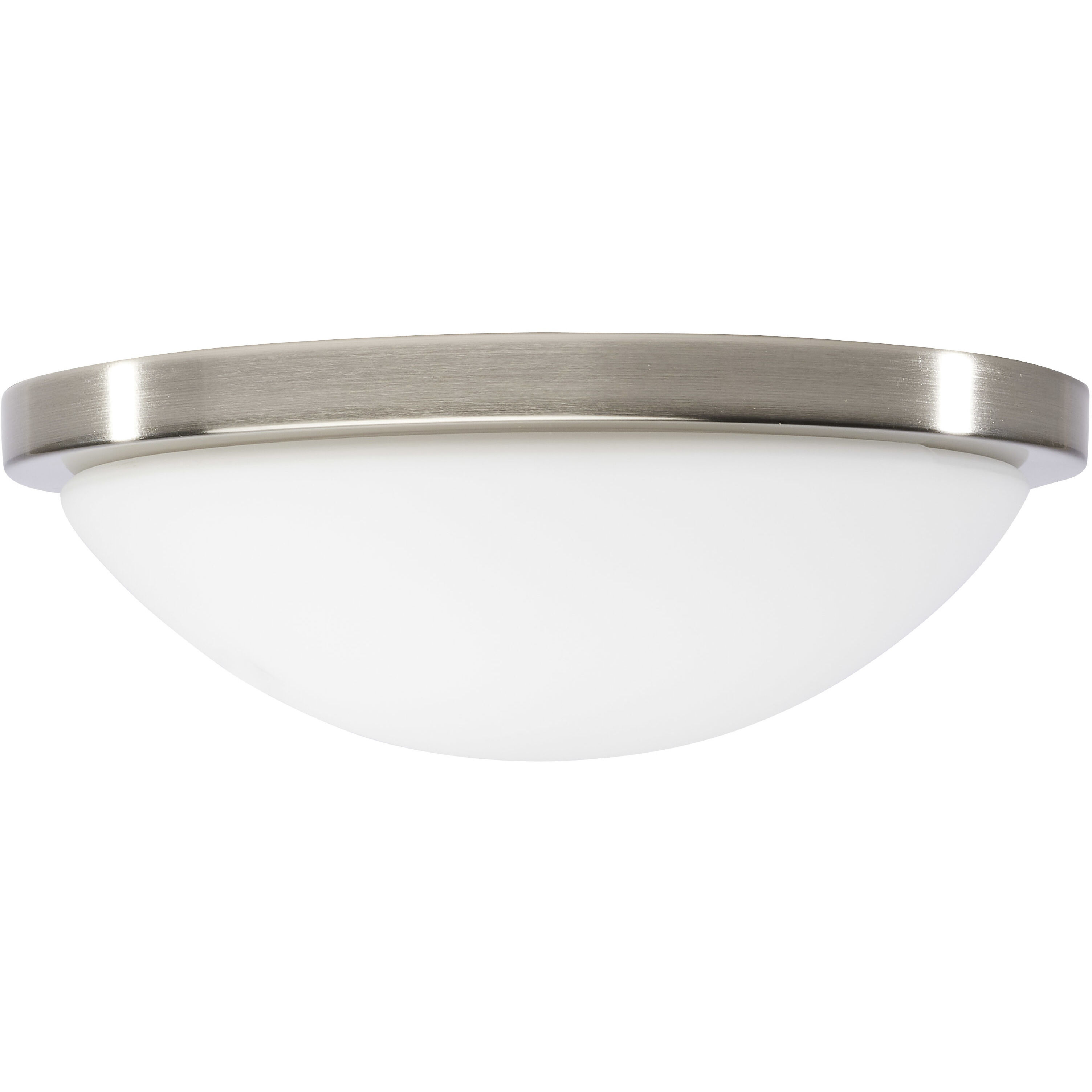 Button LED 11 inch Brushed Nickel LED Flush Mount Ceiling Light
