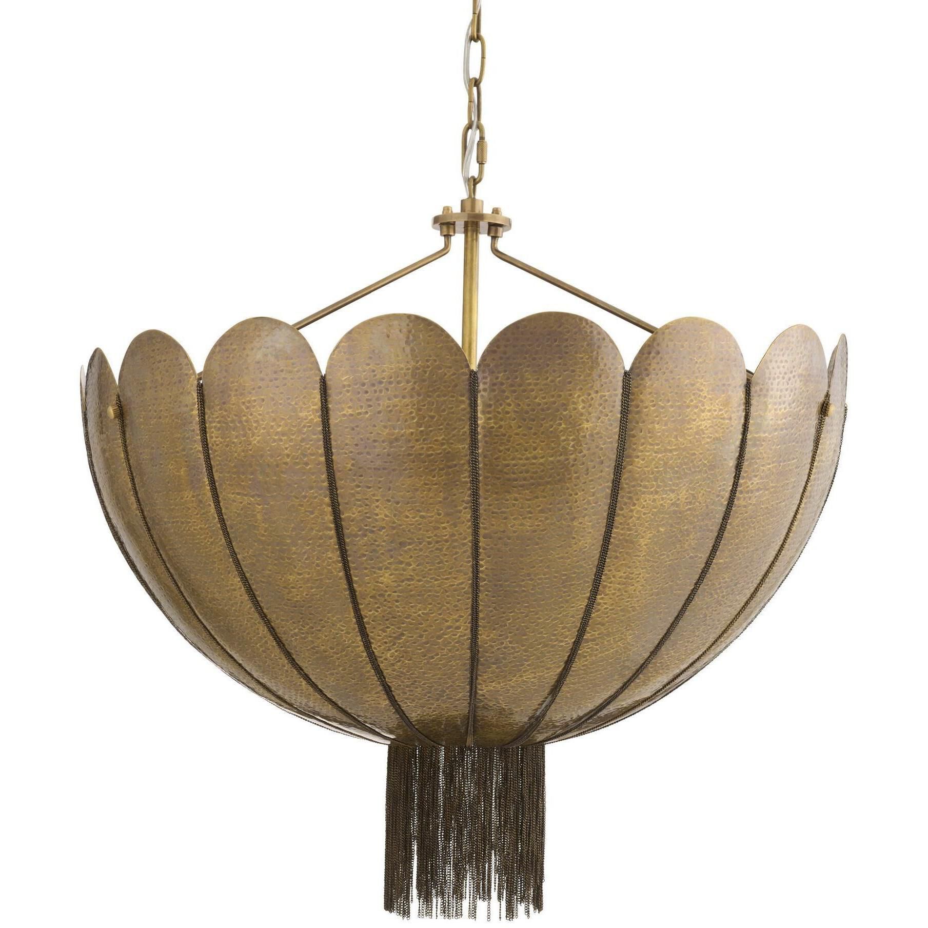 Inaya 3 Light 30 inch Antique Brass Chandelier Ceiling Light