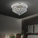 Empire 5 Light 18 inch Chrome Flush Mount Ceiling Light