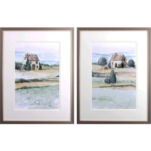 Landscapes Collection Green Framed Art