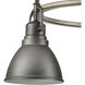 North Shore 3 Light 24 inch Iron with Palisade Gray Outdoor Pendant