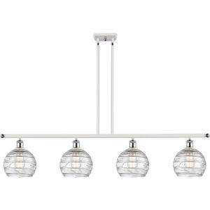 Ballston Deco Swirl 4 Light 48.00 inch Island Light