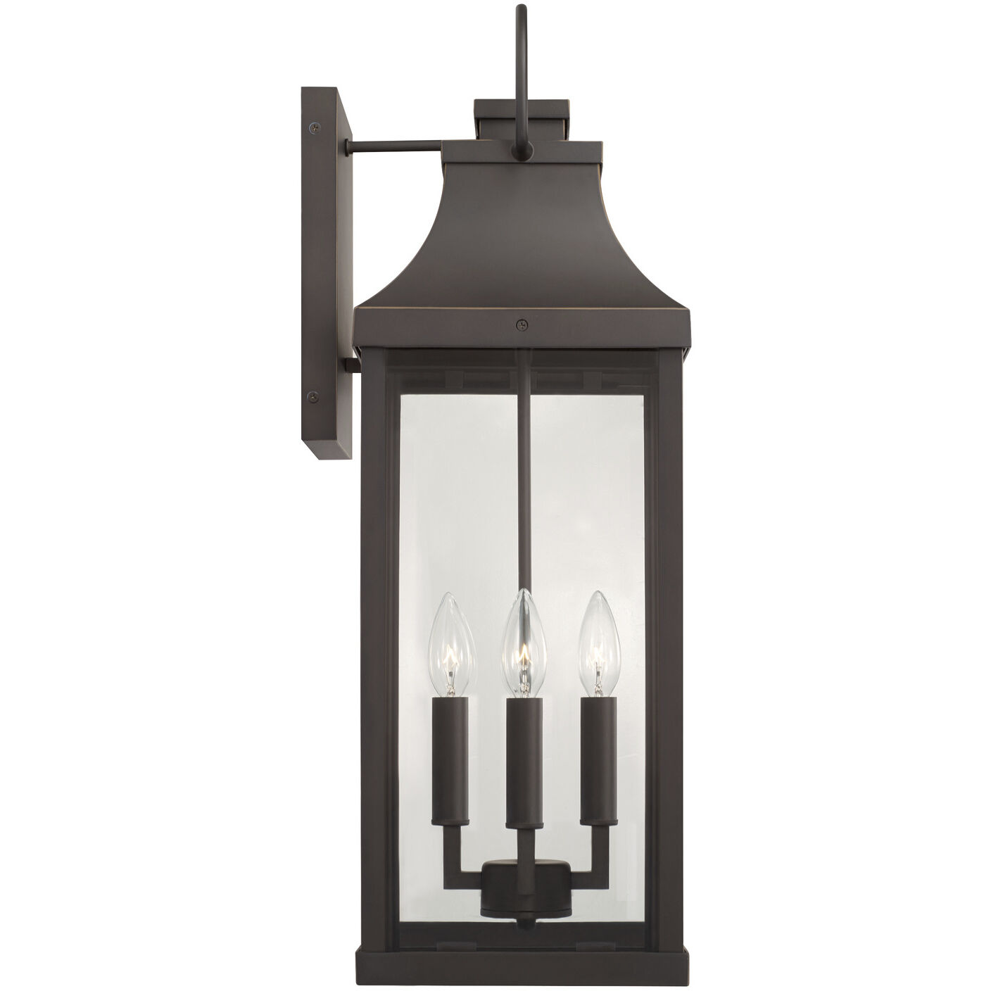 Bradford 4 Light 27 inch Oiled Bronze Outdoor Wall Lantern