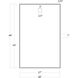 Hanging 44 X 28 inch Polished Nickel Mirror, Rectangle