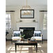 Declan 4 Light 24 inch Brass Pendant Ceiling Light