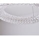 Canada LED 20 inch Chrome Chandelier Ceiling Light
