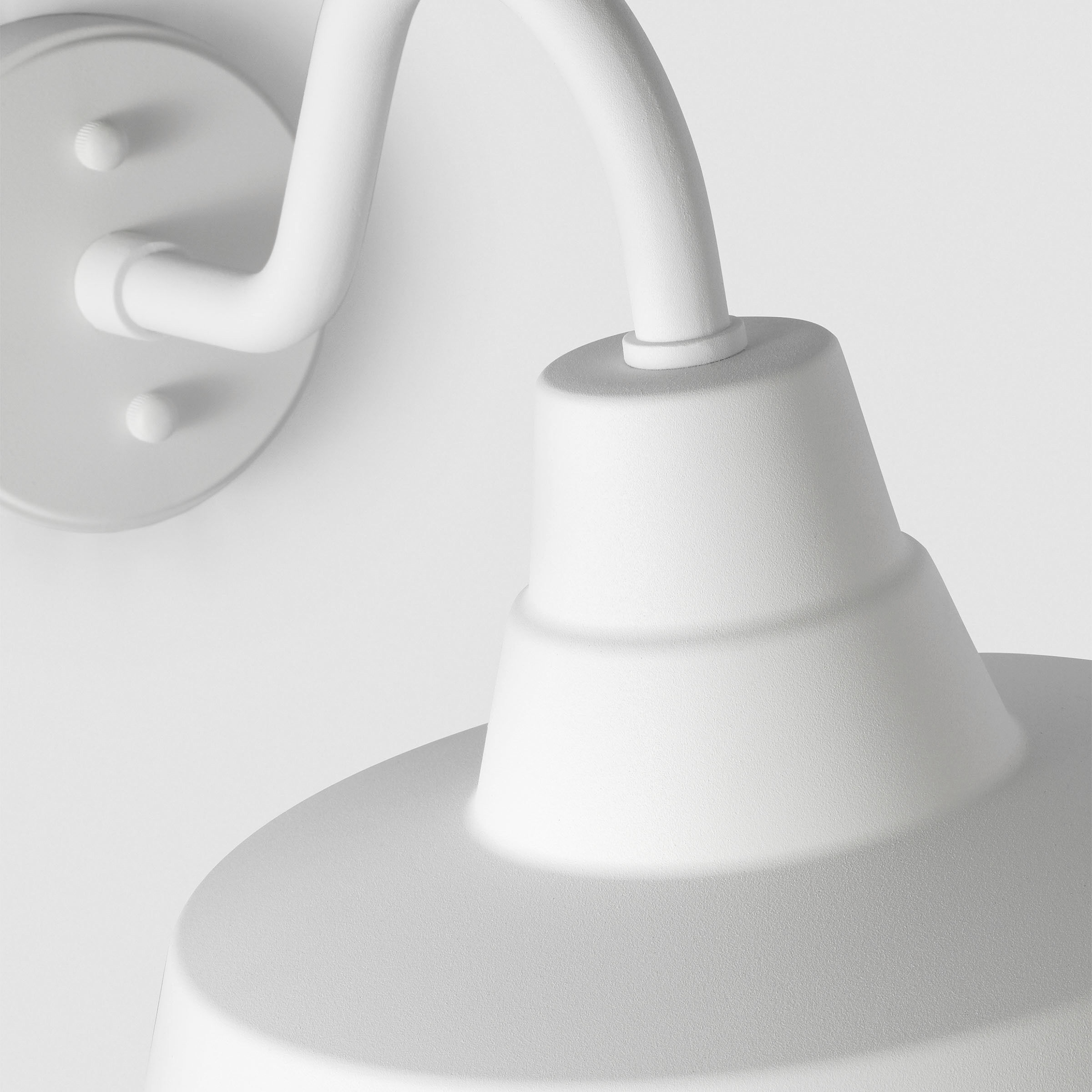 Sean Lavin Barn Light 1 Light 10.75 inch Outdoor Textured White Outdoor Wall Lantern