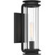 Vessaro 1 Light 17 inch Sand Coal Black Outdoor Wall Sconce