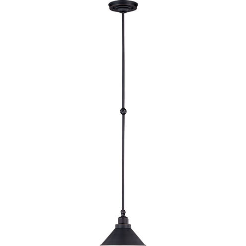 Bridgeview 1 Light 9 inch Mission Dust Bronze Mini Pendant Ceiling Light