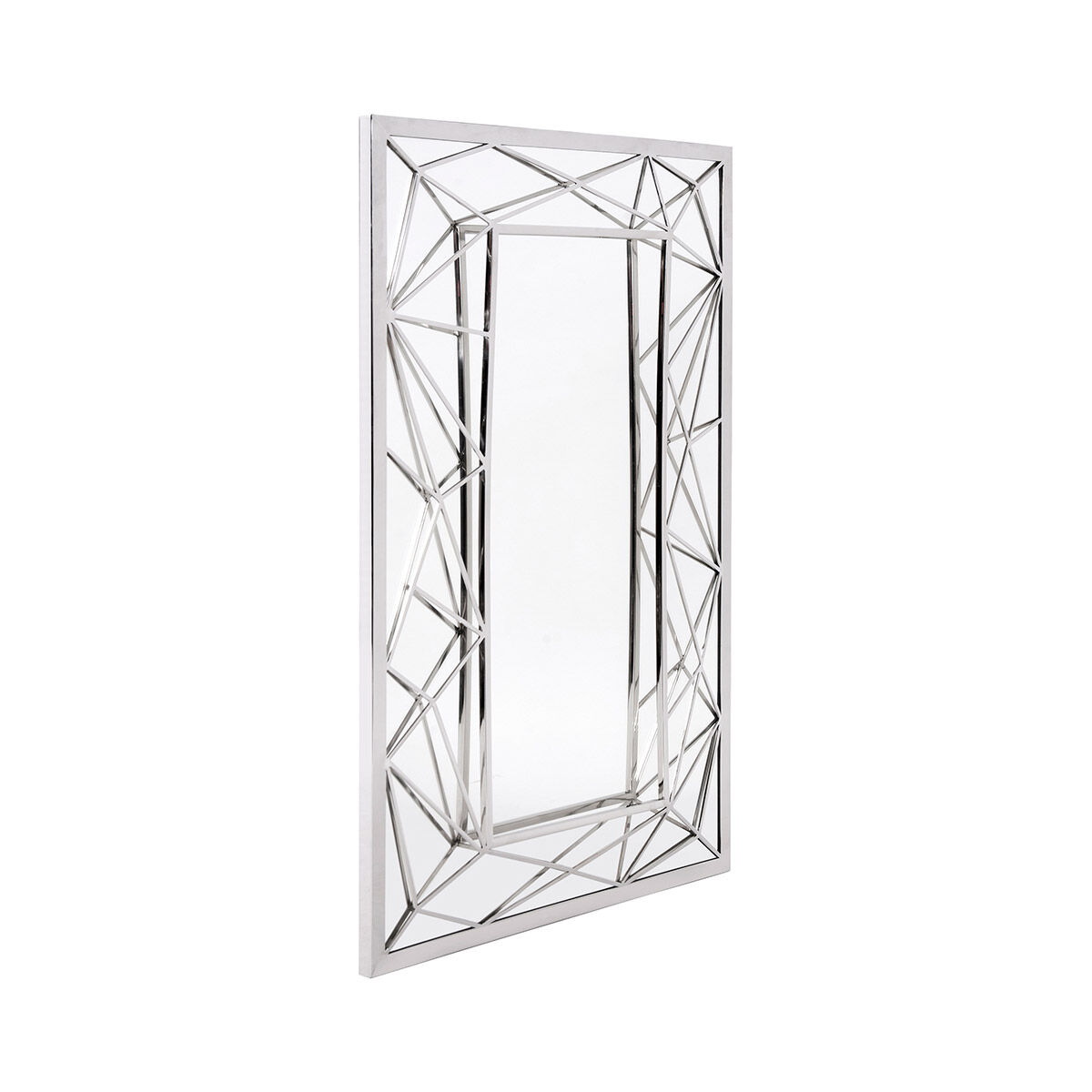Mirax 35 X 23 inch Silver Wall Mirror
