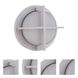 Bulkhead 2 Light 10 inch Textured White Outdoor Wall/Ceiling Mount, Large