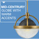 Watson 1 Light 12 inch Heritage Brass with Slate Bronze Indoor Pendant Ceiling Light