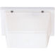 Signature 1 Light 8 inch White Plastic Outdoor Ceiling