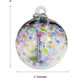 Hope Multi Art Glass Ornament
