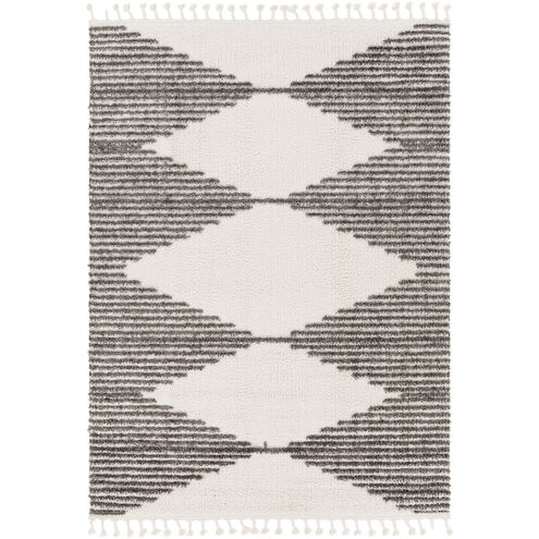 Alhambra 84 X 63 inch Cream Rug in 5 x 8, Rectangle