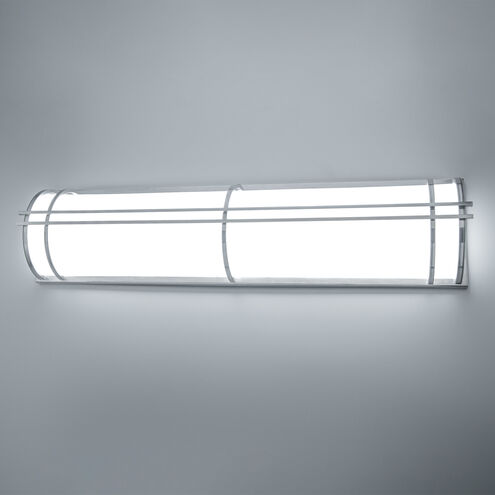 Skyscraper LED 37 inch Stainless Steel Outdoor Wall Light in 3000K, 37in.
